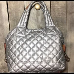 MZ Wallace Small Metallic Sutton Tote